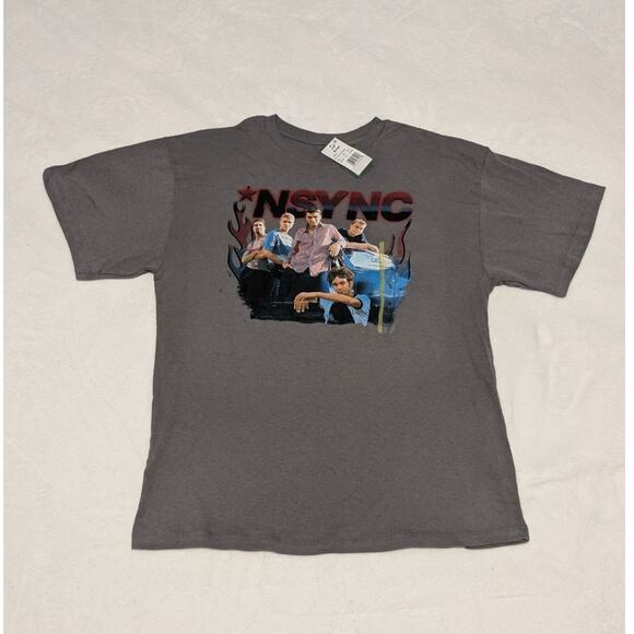 Grey NYSNC Unisex Adult Shirt Size S - Picture 1 of 5